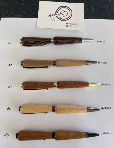 Stylo artisanal français forme 03